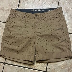 Eddie Bauer Women's Navy Polka Dot Bermudas 2